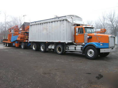 1996 western star 4964S tri-axle wood chip dump truck