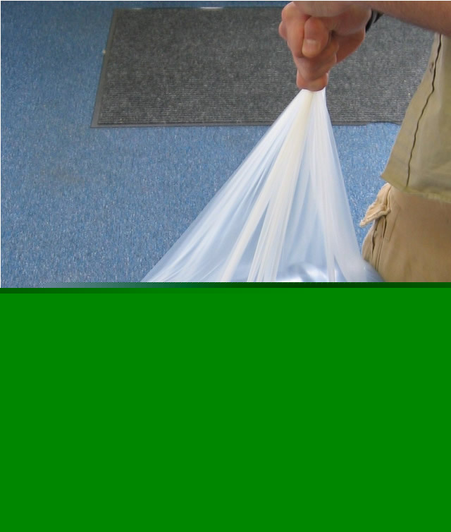 350 clear/translucent trash/garbage bags 28 x 38