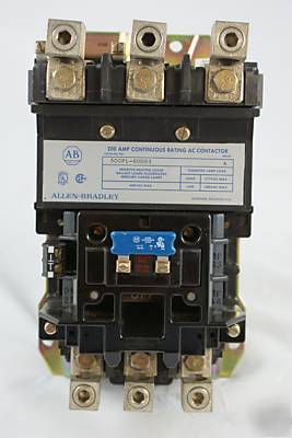 Allen bradley 500FL-EOD93 200A contactor great deal 