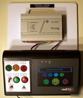 Allen bradley plc trainer & red lion color hmi training