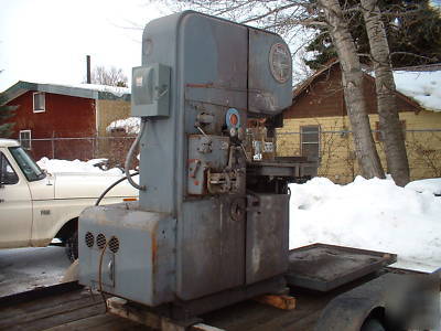 Doall mp-20 vertical band saw power feed & blade welder