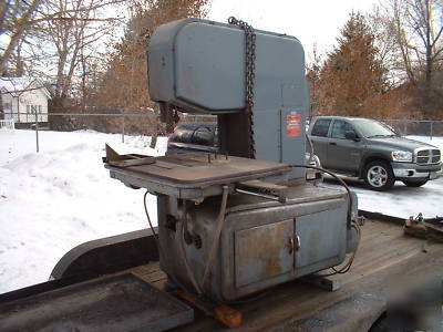 Doall mp-20 vertical band saw power feed & blade welder