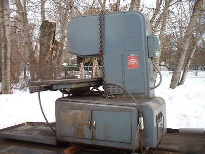 Doall mp-20 vertical band saw power feed & blade welder
