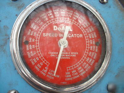 Doall mp-20 vertical band saw power feed & blade welder