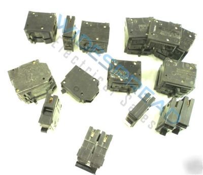 General electric circuit breaker 26PC lot 15A 20A 1P 