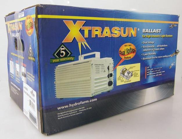 Hydrofarm xtrasun aluminium 400W ballast high intensity