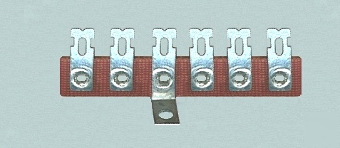Lot (25) classic phenolic 6 point terminal strips