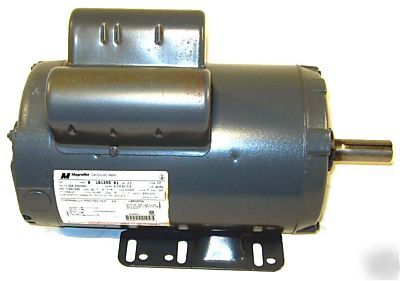 Magnetek 2 hp 220V 230V 1PH ac motor 1725 cwle odp 7/8