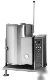 New intek gas manual tilt steam kettle, 12-gal., igc-12