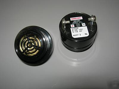 New pair of mallory sonalert alarms SC628 6-28 vdc
