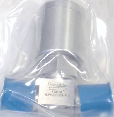 New swagelok 6LVV-DPFR4-p-c diaphragm-sealed valve nc - 