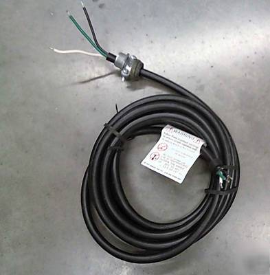So 15' 14 gauge 3 conductor cable wire soow outdoor