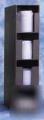 Vertical counter top lid and straw holders