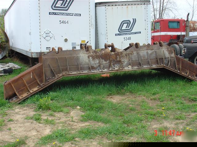 18' terex loader dirt / coal blade delivery available--