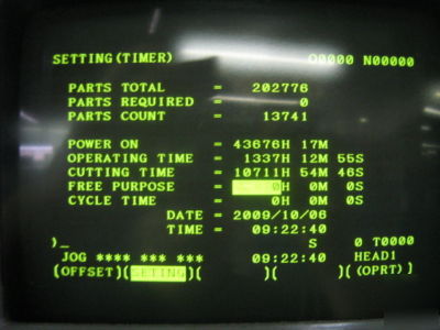 1998 miyano bne-51S cnc turning lathe