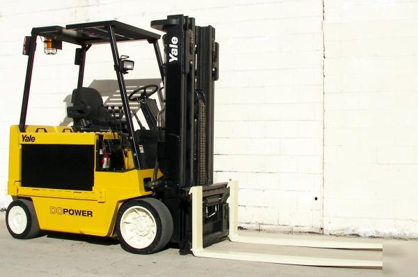 2000 yale ERC080 36V electric 8000 lb forklift 8,000