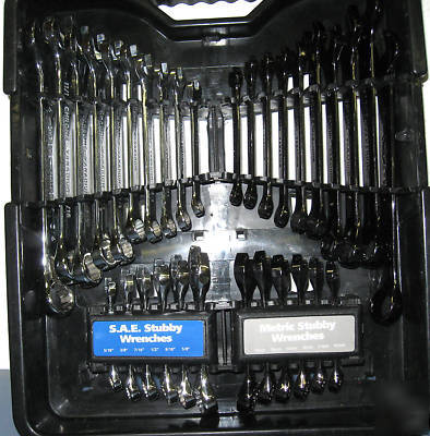 32PC wrench set 1/2 chrome/1/2BLACK polished 24HR ship