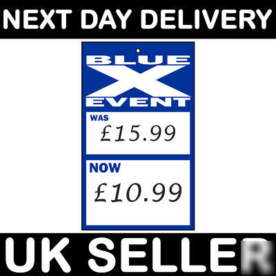 500 blue cross coat hanger, tagging gun swing tickets