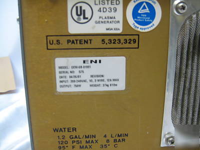 Eni oem-6B-01M1 rf generator ae 750 w 02 853-014637-506