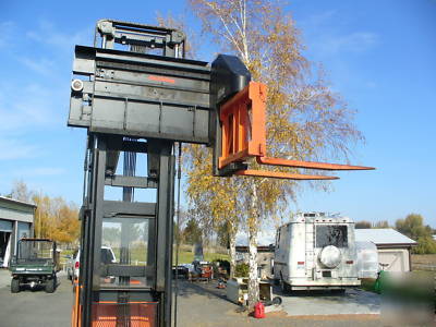 Forklift, raymond loadhog swing fork mdl 080