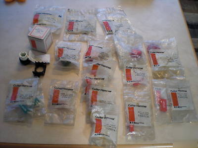 New 21PC lot cutler-hammer buttons lenses assortment 