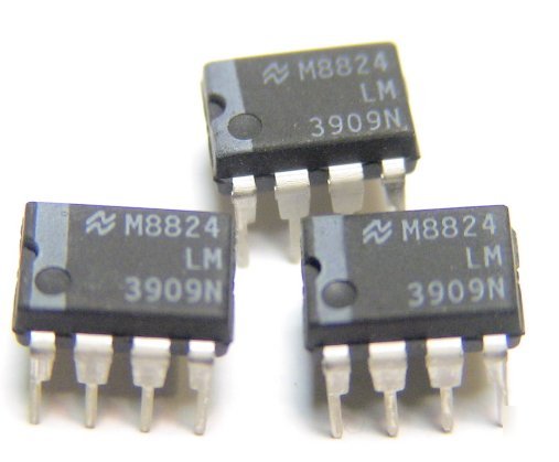 New 3 - brand obsolete national LM3909 led flasher ics