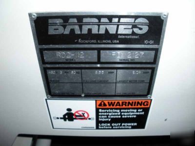 New barnes RD2-112 coolant filtration system *brand *