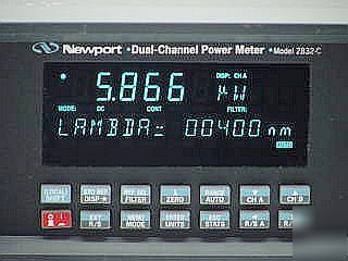 New port 2832-c dual-channel optical power meter