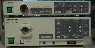 Olympus cv-100+clv-U20 light source+oep digital rec