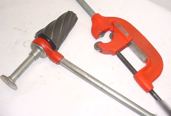 Ridgid 254 pipe threader reamer # 34960 & 4-s cutter
