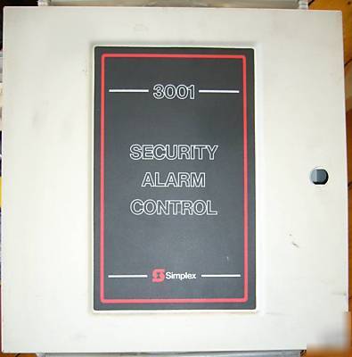 Simplex 3001 alarm control with moose Z234 8-zone card