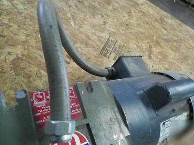 Torqube gear drive w/ magnetec century ac motor 40.1:1