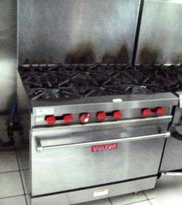 Vulcan range 6 burner 36