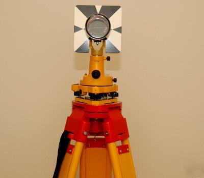 Yellow full traverse set fits topcon total station