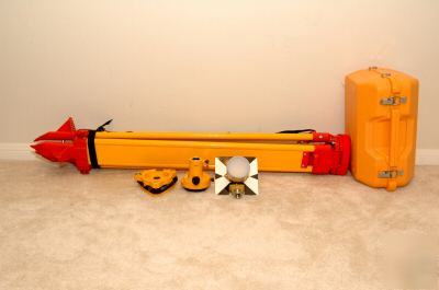 Yellow full traverse set fits topcon total station