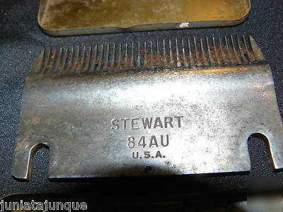 Grooming blade for stewart clipmaster - orig tin box 