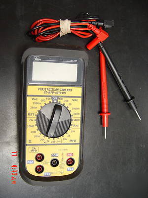 Ideal 61-361 multimeter test-pro 61361 cat iii 600V max