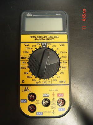 Ideal 61-361 multimeter test-pro 61361 cat iii 600V max