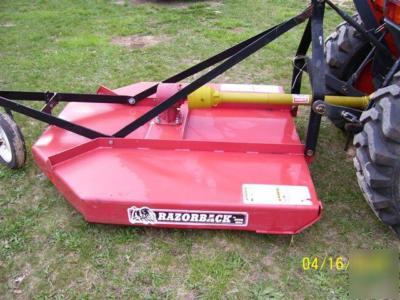 L3400DT kubota tractor loader/trailer/bushhog/boxblade