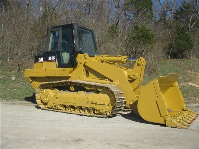 2001 cat 963C track loader cab