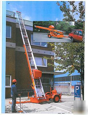 87' fully hydraulic material hoist with 660LBS capacity