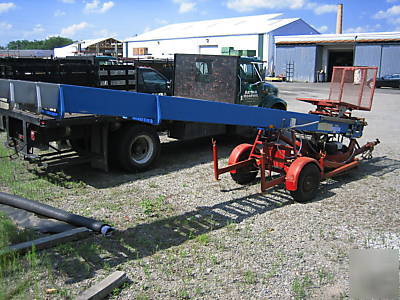 87' fully hydraulic material hoist with 660LBS capacity