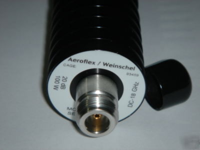 Aeroflex weinschel 20DB attenuator 48-20-33 dc 18G 100W