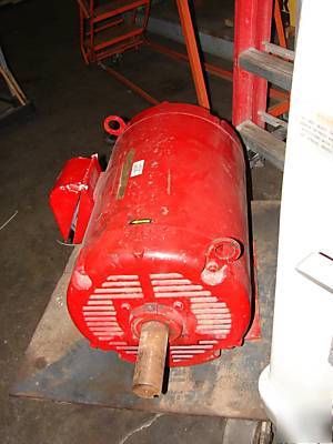 Baldor 75 hp super e electric motor 