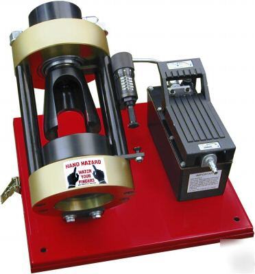 D100P portable hydraulic hose crimper