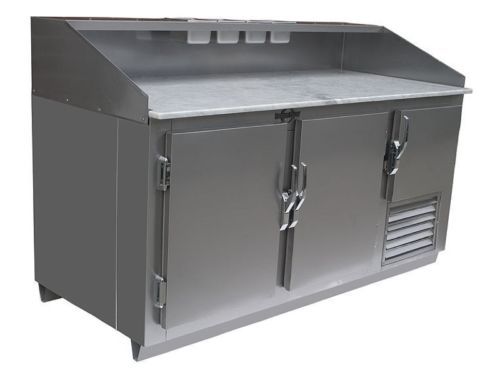 Dough retarder, marble top, refrigerator, prep table