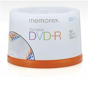 Dvd-r 16X 50 spindle printabl