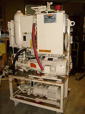 Large dual pump & resevoir hydraulic unit 10HP & 7 1/2