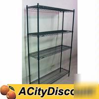 Metro 4 shelf mobile 48X14 dry storage utility rack