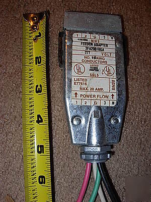 New feeder adapter 2FA200 10GA no 10 awg conductors 